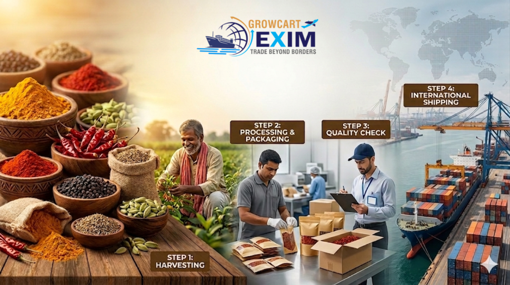Step-by-Step Process to Export Spices from India