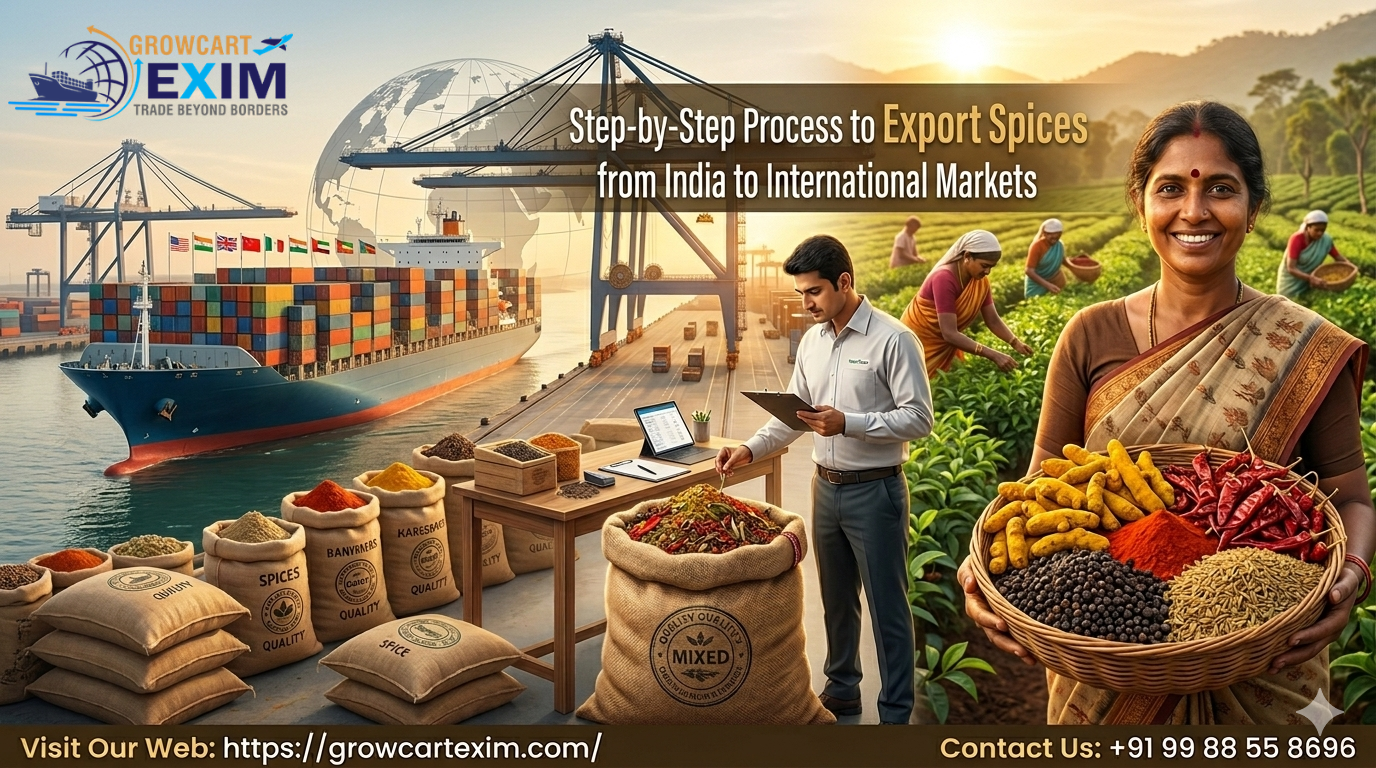 Step-by-Step Process to Export Spices from India to International Markets Step-by-Step Process to Export Spices from India to International Markets